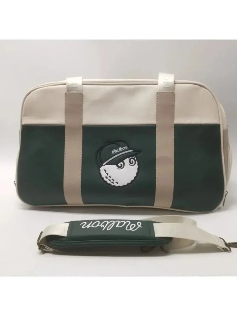 Malbon Golf Boston Bag Travel Sports With Shoulder Strap